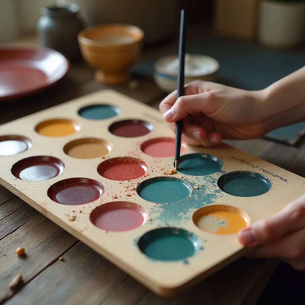 Glazuurtechniek demonstratie